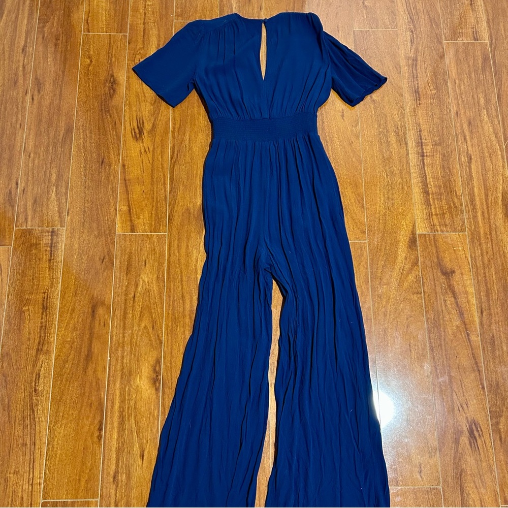 Aritzia Wilfred Navy Blue Jumpsuit